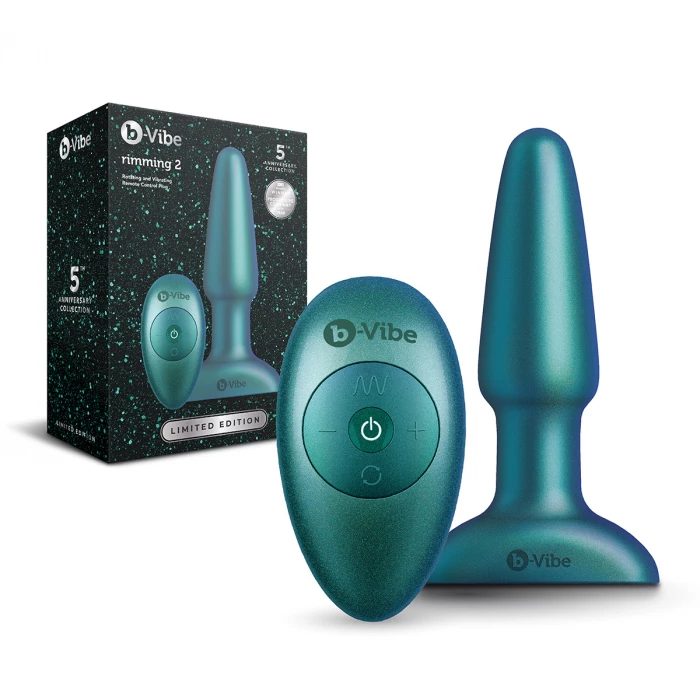 Анальная пробка с вибрацией 5th Anniversary Limited Edition b-Vibe BV-040