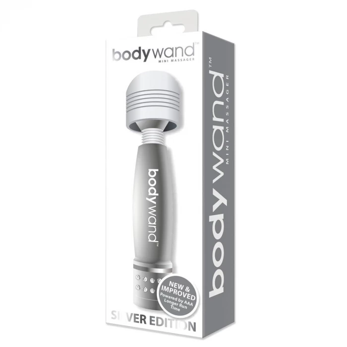 Вибратор мини-ванд с кристаллами BodyWand BW124