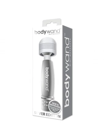 Вибратор мини-ванд с кристаллами BodyWand BW124