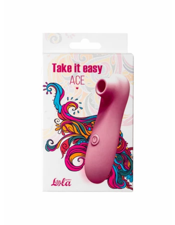 Вакуумно-волновой вибратор для стимуляции клитора Take it easy Ace 9020-02lola