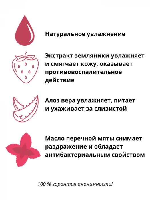 Расслабляющий интимный анальный лубрикант SIBIRSKIY с ароматом вишни и табака 100 мл