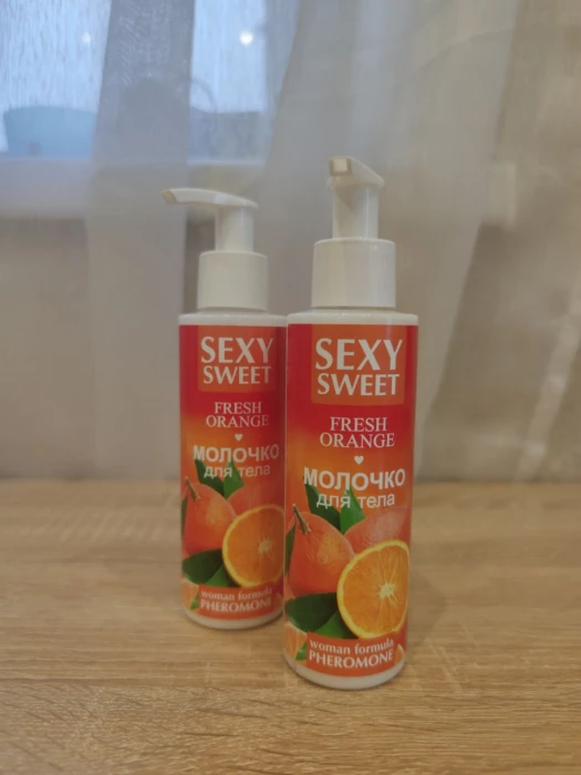 Молочко для тела с феромонами апельсин Sexy Sweet Fresh Orange Биоритм LB-16001
