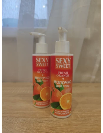 Молочко для тела с феромонами апельсин Sexy Sweet Fresh Orange Биоритм LB-16001
