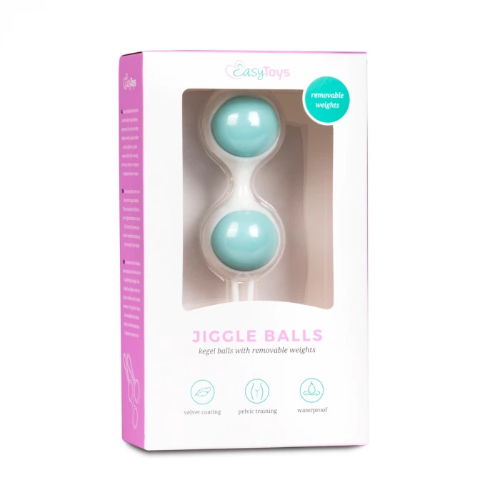 Шарики Кегеля вагинальные голубые Double Removable Kegel Ball EasyToys