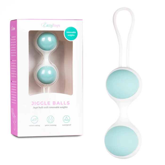 Шарики Кегеля вагинальные голубые Double Removable Kegel Ball EasyToys