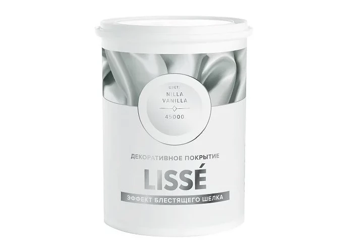 Декоративное покрытие с эффектом шелка LISSE (Лиссе) 2,5 л