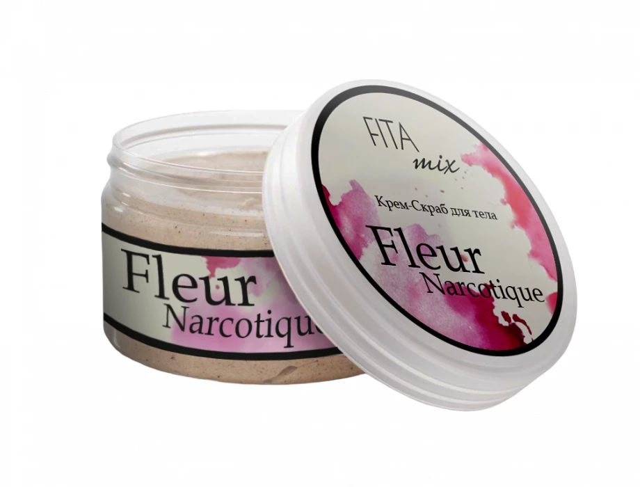 Крем - скраб для тела по мотивам аромата Fler Narcotic