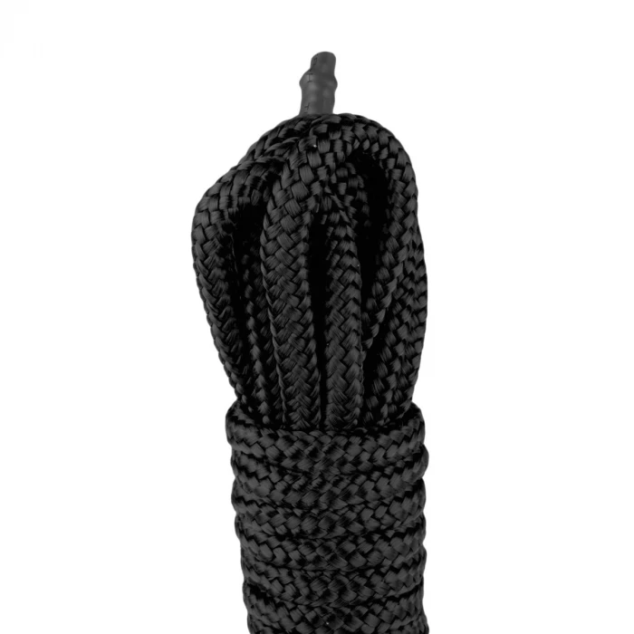 Нейлоновая чернаяя веревка Black Bondage Rope 5 м для связывания