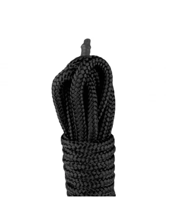 Нейлоновая чернаяя веревка Black Bondage Rope 5 м для связывания Нейлоновая чернаяя веревка Black Bondage Rope 5 м для связывания