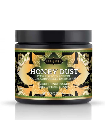 Пудра для тела с ароматом жимолости Honey Dust Body Powder sweet honeysuckle 170 г KamaSutra KS12011