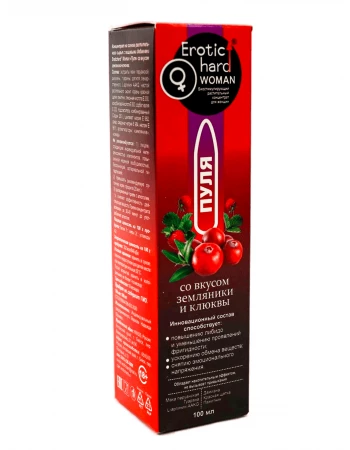Биостимулирующий концентрат для женщин Erotichard «Пуля» земляника-клюква