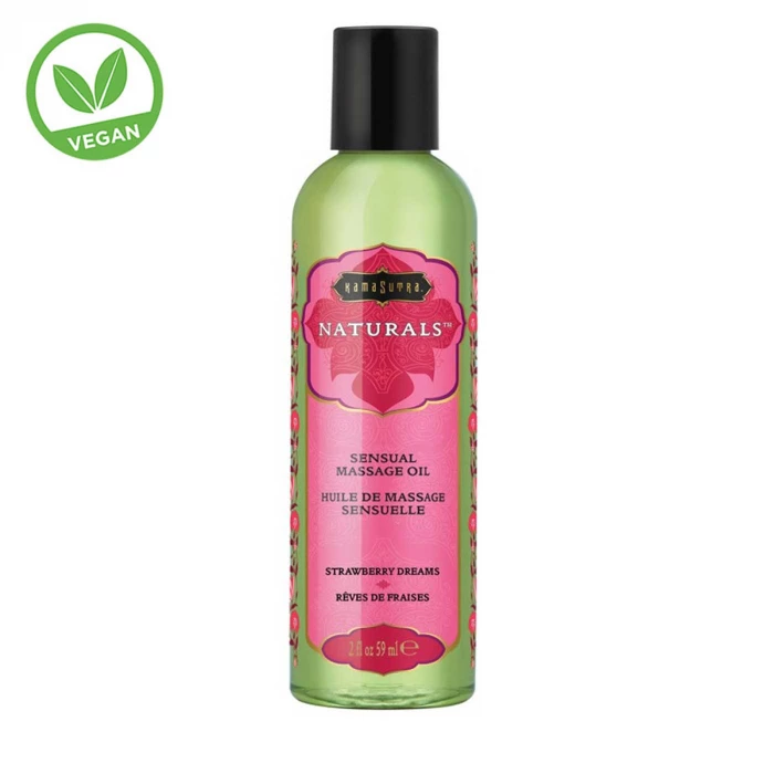 Масло массажное Naturals с ароматом клубники 59 мл KamaSutra KS10282