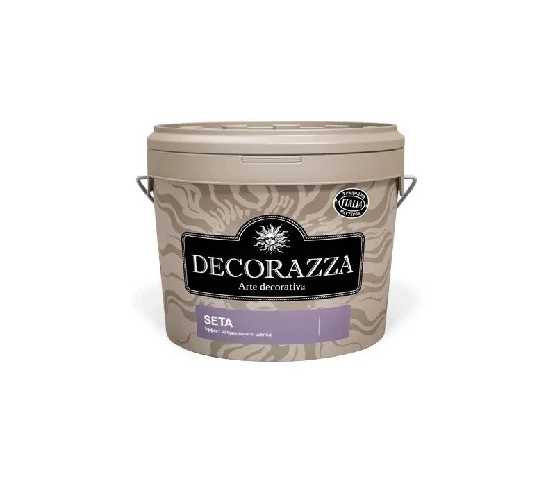 Декоративная краска натуральный шелк Decorazza Seta Oro (Декораза Сета) ST 800 1 кг