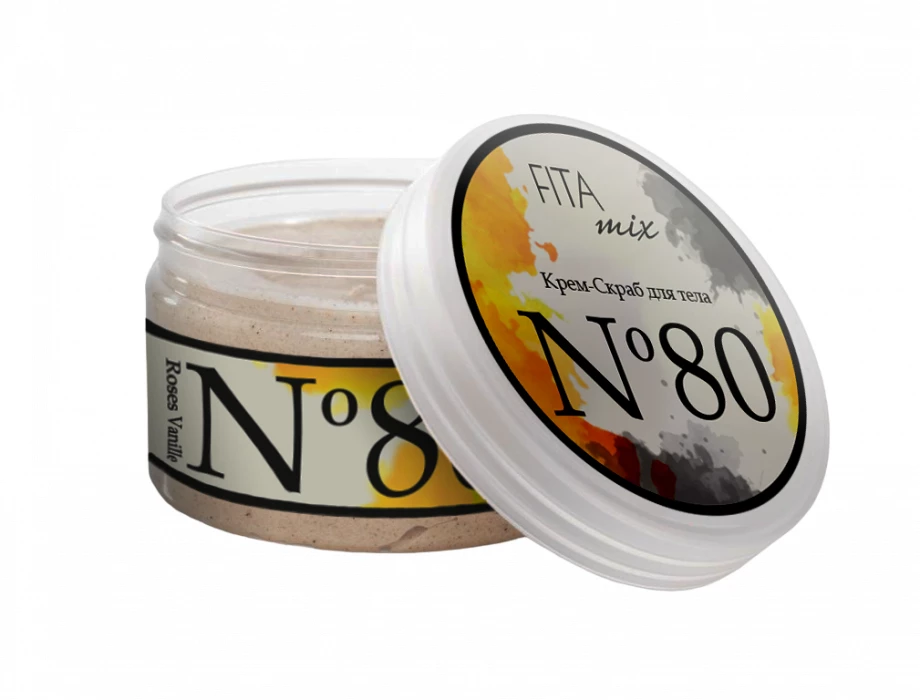 Крем - скраб для тела № № 80 ваниль и роза (ROSES VANILLE)