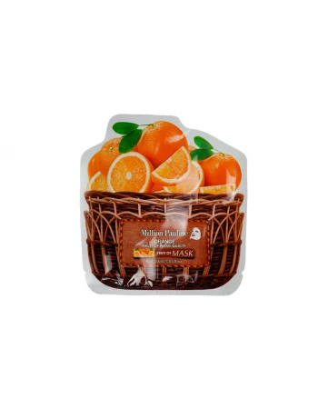 Тканевая маска увлажняющая с апельсином Million Pauline