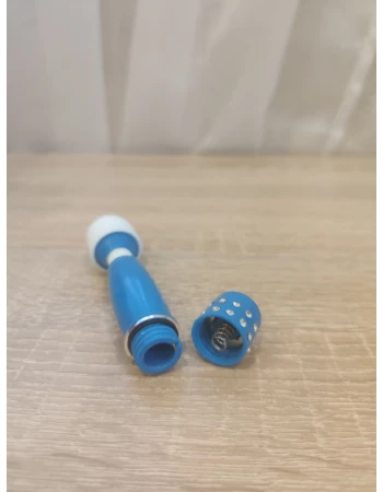 Вибратор мини-ванд с кристаллами Neon Edition BodyWand BW117