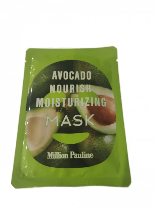 Тканевая маска питательная увлажняющая из авокадо Million Pauline
