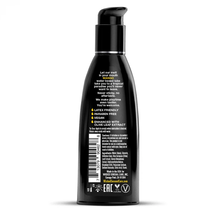 Лубрикант со вкусом тропического манго 60 мл Wicked Simply 90462