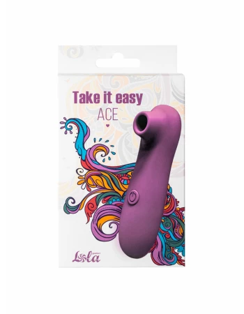 Вакуумно-волновой вибратор для стимуляции клитора Take it easy 9020-03lola Вакуумно-волновой вибратор для стимуляции клитора Take it easy 9020-03lola