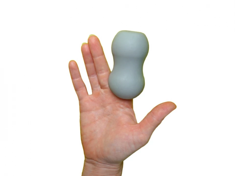 Двусторонний мастурбатор MINI DOUBLE BUBBLE ZOLO-6025 серый