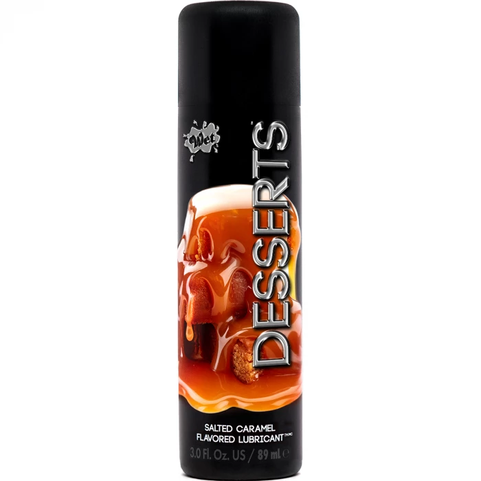 Лубрикант съедобный со вкусом соленой карамели Desserts 89 мл WET 21570