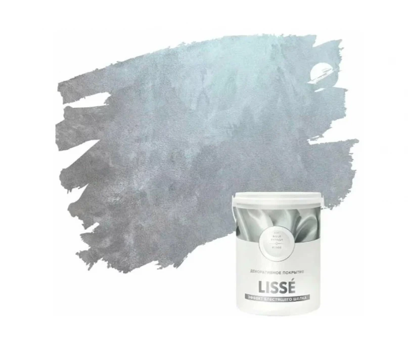 Декоративное покрытие с эффектом шелка LISSE (Лиссе) 2,5 л