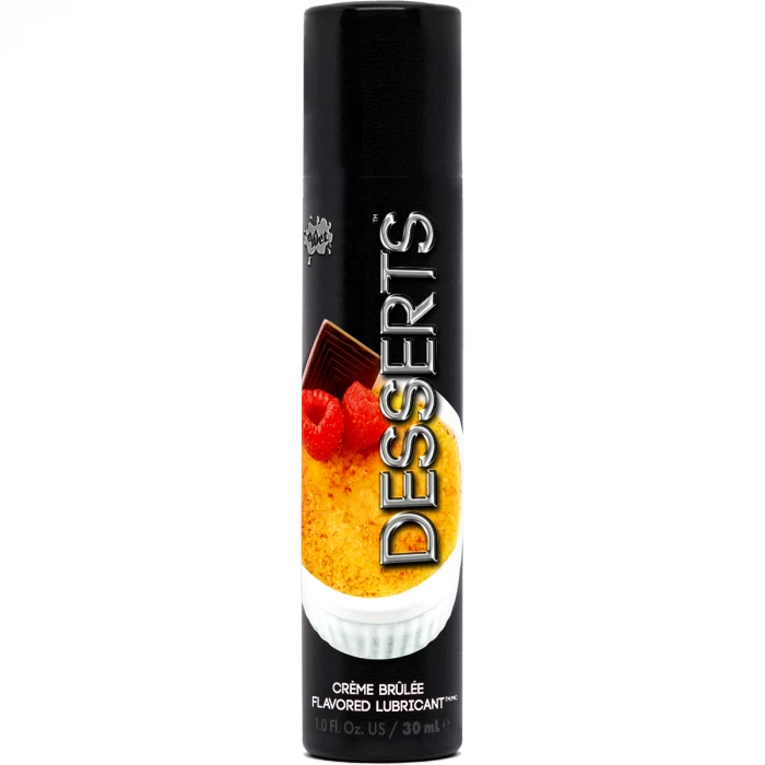 Лубрикант съедобный со вкусом крем-брюле Desserts 30 мл Wet 21560