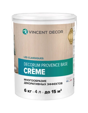 Структурное покрытие Vincent Decor Decorum Provence base Crème (Декорум Прованс база Крем) 6 кг Структурное покрытие Vincent Decor Decorum Provence base Crème (Декорум Прованс база Крем) 6 кг
