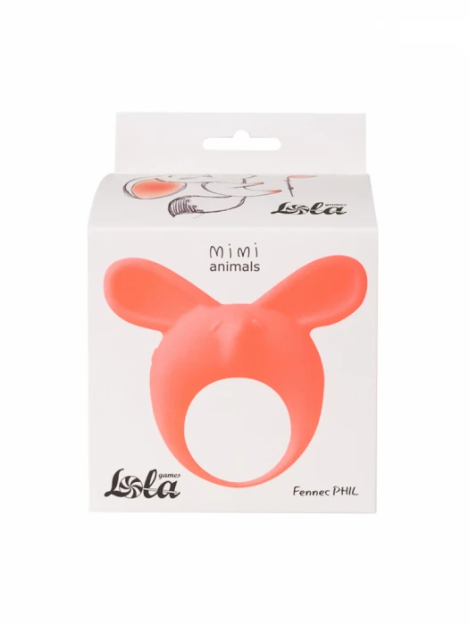 Стимулятор клитора кольцо Mimi Animals Fennec Phil Orange 7000-24lola
