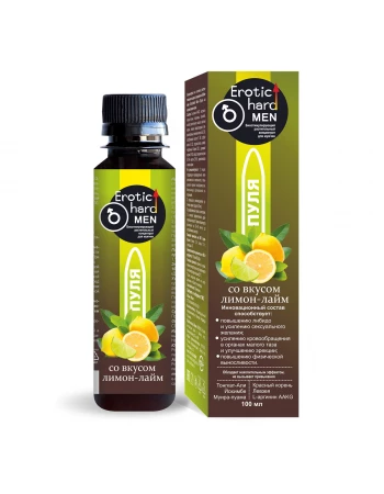 Биостимулирующий концентрат для мужчин Erotichard «Пуля» лимон-лайм