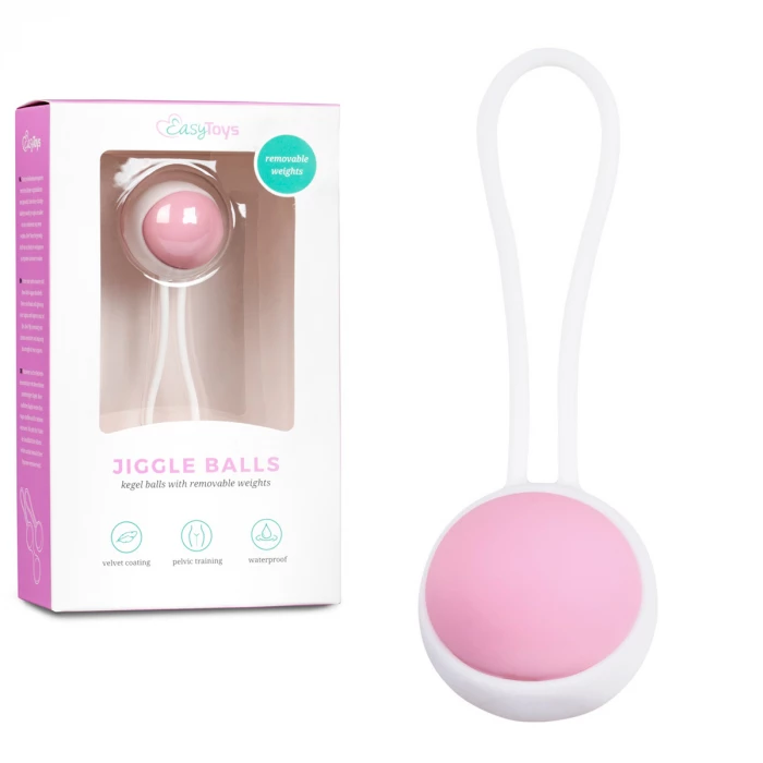 Шарик Кегеля вагинальный розовый Singe Removable Kegel Ball EasyToys