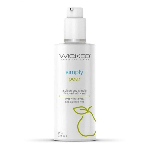Лубрикант со вкусом сладкой груши Wicked Simply pear 70 мл