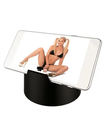 Мастурбатор со сквиртом и подставкой для смартфона ZOYE MONROE Pornstar Pussy PSS-008