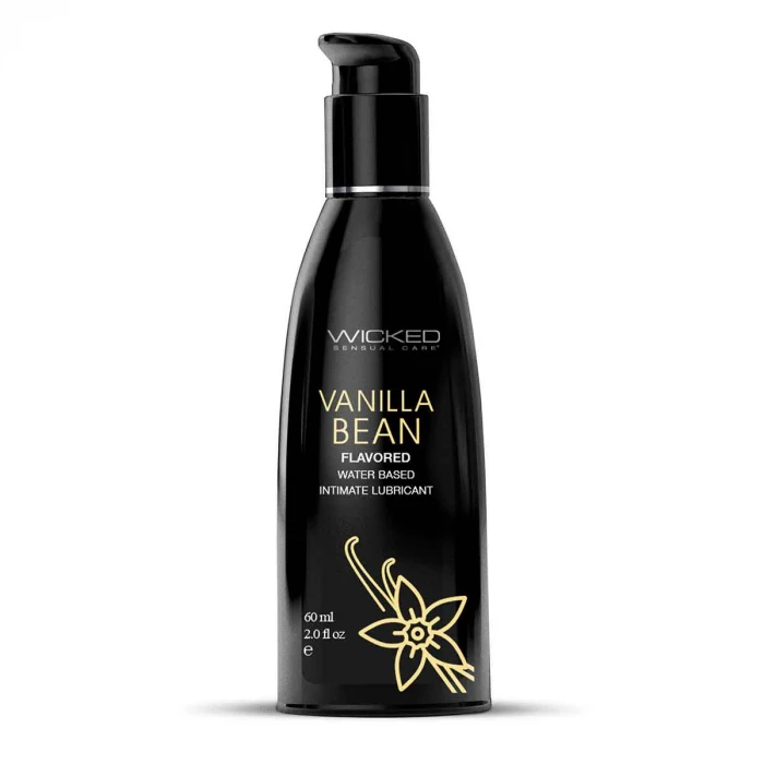Лубрикант со вкусом ванильных бобов 60 мл Wicked Simply 90332