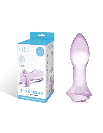 Анальный стимулятор стеклянный 13 см GLAS-157