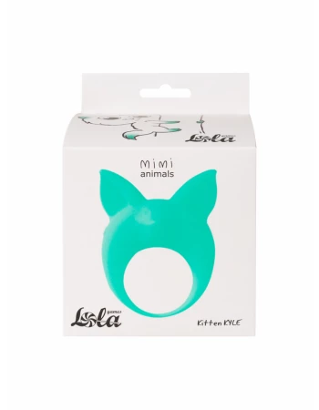 Стимулятор клитора кольцо Mimi Animals Kitten Kyle Green 7000-01lola