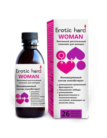 Биогенный концентрат для женщин для повышения либидо и сексуальности Erotic hard 250 мл