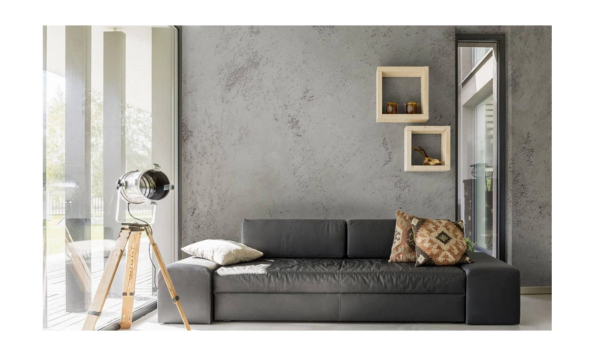 Декоративная штукатурка Decorazza Traverta (Траверта) с эффектом натурального камня белая 7 кг