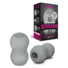 Двусторонний мастурбатор MINI DOUBLE BUBBLE ZOLO-6025 серый