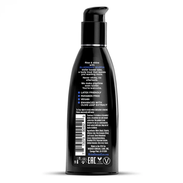 Лубрикант со вкусом черничного маффина 60 мл Wicked Simply 90452
