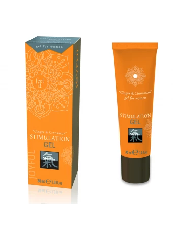 Стимулирующий гель для женщин Shiatsu имбирь и корица 30 мл