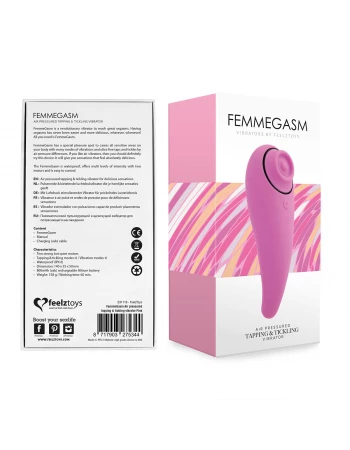 Вибратор волновой для стимуляции клитора FemmeGasm FeelzToys FLZ-E31116 Вибратор волновой для стимуляции клитора FemmeGasm FeelzToys FLZ-E31116