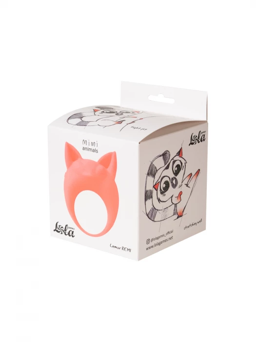 Стимулятор клитора Mimi Animals Lemur Remi Orange 7000-25lola