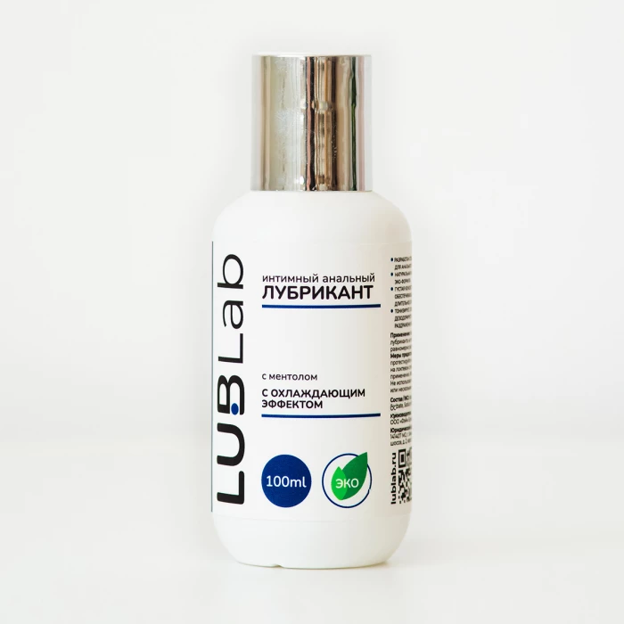 Анальный лубрикант с ментолом с охлаждающим эффектом LUBLab 100 мл