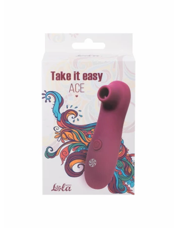 Вакуумно-волновой вибратор для стимуляции клитора Take It Easy Ace 9020-01lola Вакуумно-волновой вибратор для стимуляции клитора Take It Easy Ace 9020-01lola