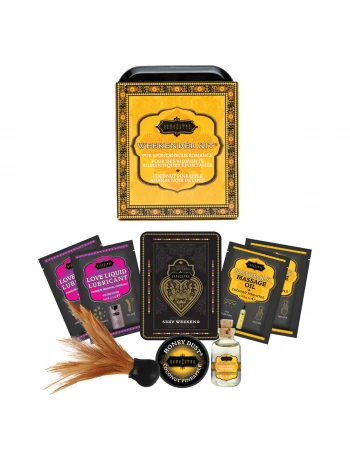 Набор для романтических встреч The Weekender Tin Can Coconut pineapple KamaSutra KS12022