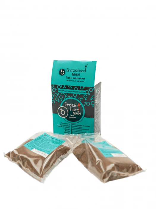 Возбуждающий мужской кофейный напиток Erotic hard 5058eh