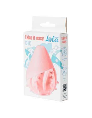 Мастурбатор яйцо Take it Easy Chic персик 9022-02lola