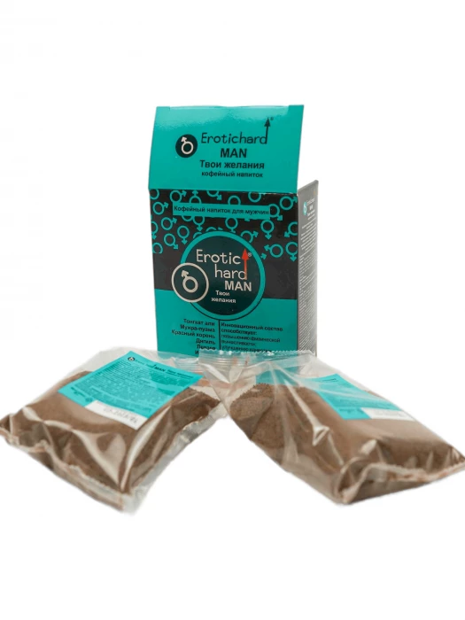 Возбуждающий мужской кофейный напиток Erotic hard 5058eh