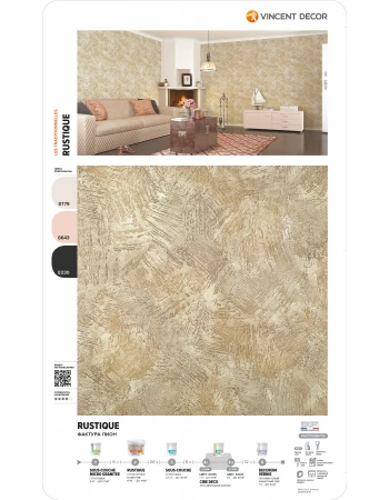 Декоративная штукатурка Decorum Rustique (Декорум Рустик) эффект грубого необработанного камня 14 кг Декоративная штукатурка Decorum Rustique (Декорум Рустик) эффект грубого необработанного камня 14 кг